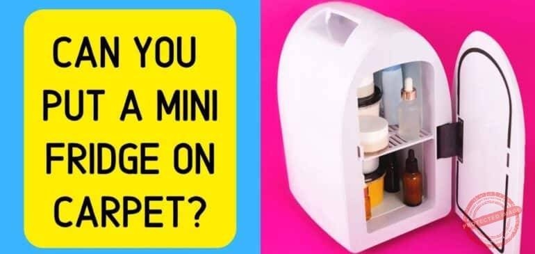 Discover the Shocking Truth About Mini Fridge on Carpet: What Appliance Companies Don’t Want You to Know