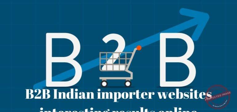 B2B Indian importer websites interesting results online