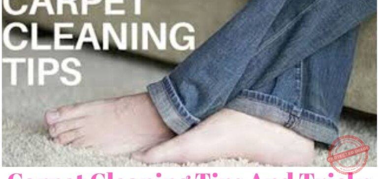 Carpet Cleaning Tips And Tricks