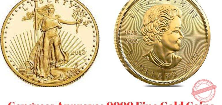 Congress Approves 9999 Fine Gold Coins