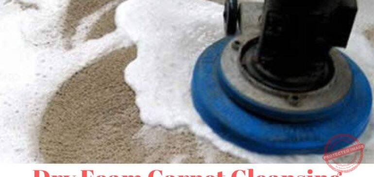 Dry Foam Carpet Cleansing